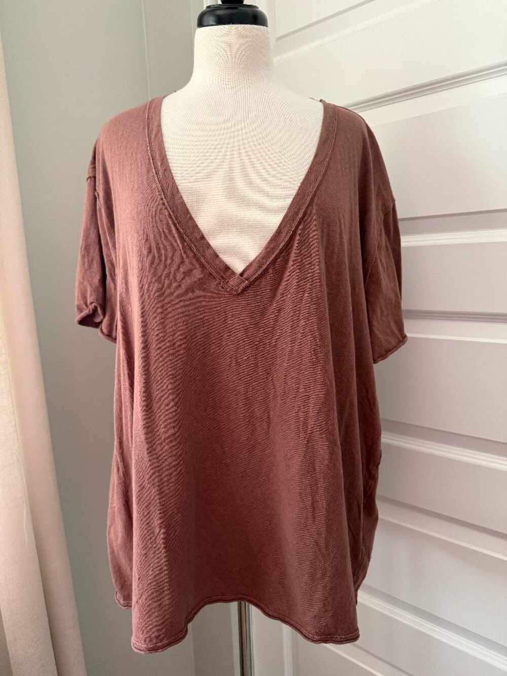Free People We The Free Nina V-Neck Tee : Medium